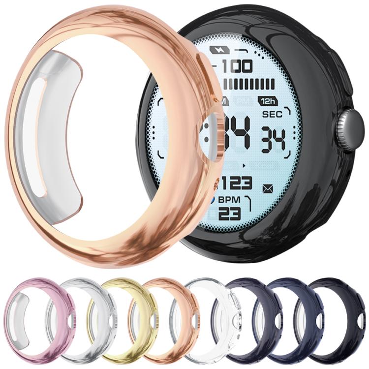 xDfind Tempered Film Integrated TPU Watch Cover, For Google Pixel Watch 4 / 3 45mm, For Google Pixel Watch 4 / 3 / 2 / 1 41mm