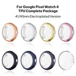 xDfind Tempered Film Integrated TPU Watch Cover, For Google Pixel Watch 4 / 3 45mm, For Google Pixel Watch 4 / 3 / 2 / 1 41mm