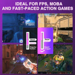 AULA WIN68HE Standard Version 68 Keys RGB Wired Keyboard, WIN68HE Black Grey Wood Magnetic Axis