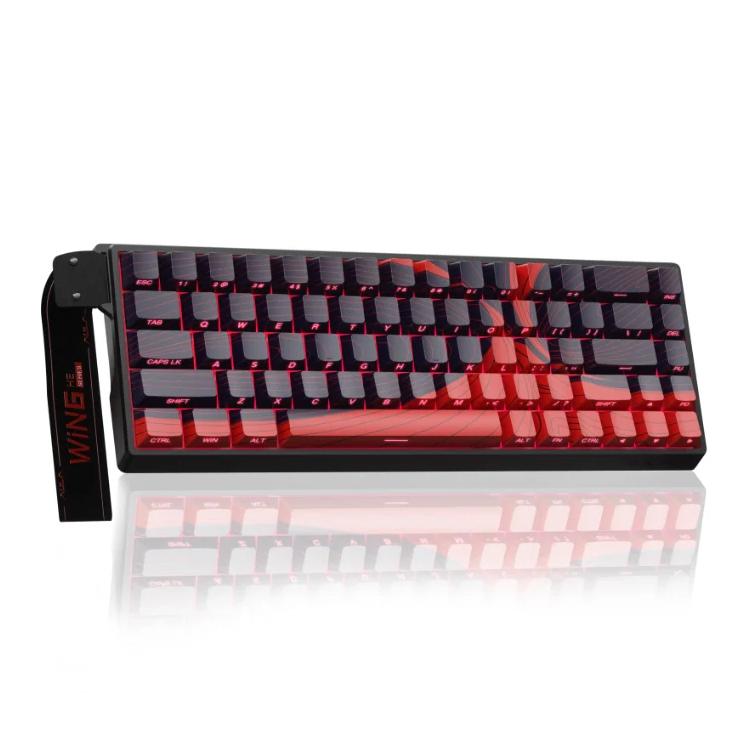AULA WIN68HE MAX Version 68 Keys RGB Wired Keyboard, WIN68HE Red Wing Chun Magnetic Axis