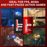 AULA WIN68HE MAX Version 68 Keys RGB Wired Keyboard, WIN68HE Red Wing Chun Magnetic Axis