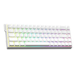 AULA WIN68HE Standard Version 68 Keys RGB Wired Keyboard, WIN68HE Side Printed White Grey Wood Magnetic Axis