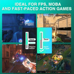 AULA WIN68HE MAX Version 68 Keys RGB Wired Keyboard, WIN68HE Dark+Light+Yellow Wing Chun Magnetic Axis