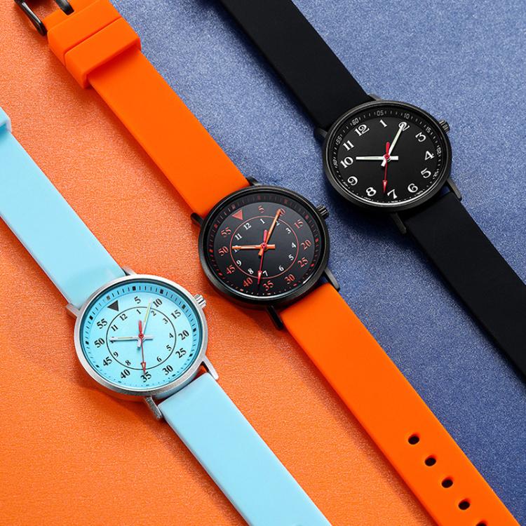 xDfind Stainless Steel Black Pin Buckle Solid Color Silicone Waterproof Watch Band, 16mm, 18mm, 19mm