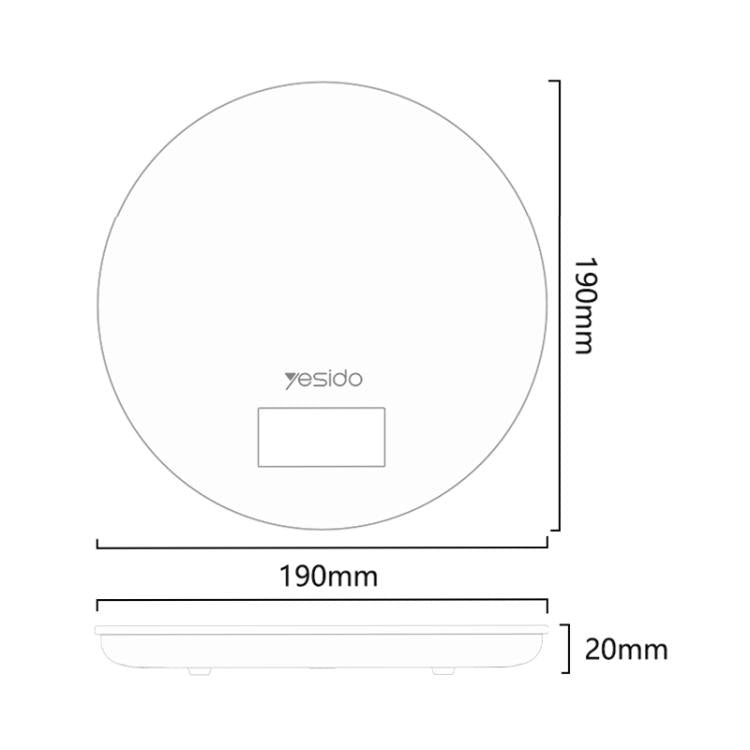 Yesido MG43 Smart Kitchen Electronic Scale, MG43