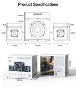 Yesido YSW41 40W 2.1 Channel System Colorful RGB Bluetooth Speaker Subwoofer, YSW41