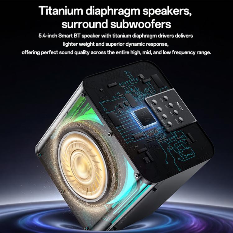 Yesido YSW41 40W 2.1 Channel System Colorful RGB Bluetooth Speaker Subwoofer, YSW41