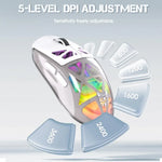 ONIKUMA CW930 2.4GHz + BT + Wired Tri-mode RGB Wireless Mouse, CW930