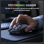 ONIKUMA CW935 12800DPI 2.4GHz + BT + Wired Tri-mode RGB Wireless Mouse, CW935