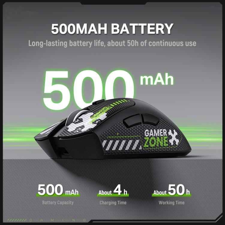 ONIKUMA DM01 12800DPI 2.4GHz + BT + Wired Tri-mode Gaming Mouse, DM01