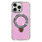 Rhinestone Glitter Kickstand Dual-side IMD Phone Case, For iPhone 15 Pro Max, For iPhone 15 Pro, For iPhone 15, For iPhone 14, For iPhone 14 Pro, For iPhone 14 Pro Max, For iPhone 13 Pro Max, For iPhone 13 Pro
