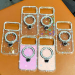 Rhinestone Glitter Kickstand Dual-side IMD Phone Case, For iPhone 15 Pro Max, For iPhone 15 Pro, For iPhone 15, For iPhone 14, For iPhone 14 Pro, For iPhone 14 Pro Max, For iPhone 13 Pro Max, For iPhone 13 Pro