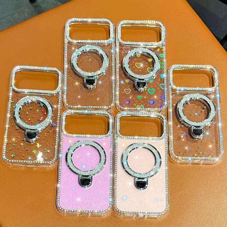 Rhinestone Glitter Kickstand Dual-side IMD Phone Case, For iPhone 15 Pro Max, For iPhone 15 Pro, For iPhone 15, For iPhone 14, For iPhone 14 Pro, For iPhone 14 Pro Max, For iPhone 13 Pro Max, For iPhone 13 Pro
