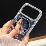 Rhinestone Glitter Kickstand Dual-side IMD Phone Case, For iPhone 15 Pro Max, For iPhone 15 Pro, For iPhone 15, For iPhone 14, For iPhone 14 Pro, For iPhone 14 Pro Max, For iPhone 13 Pro Max, For iPhone 13 Pro