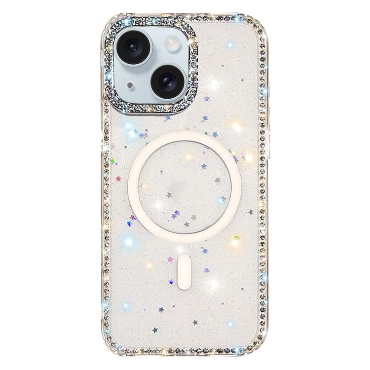 Rhinestone Dual-side IMD PC Hybrid TPU Magnetic Phone Case, For iPhone 15 Pro Max, For iPhone 15 Pro, For iPhone 15, For iPhone 14, For iPhone 14 Pro, For iPhone 14 Pro Max, For iPhone 13 Pro Max, For iPhone 13 Pro
