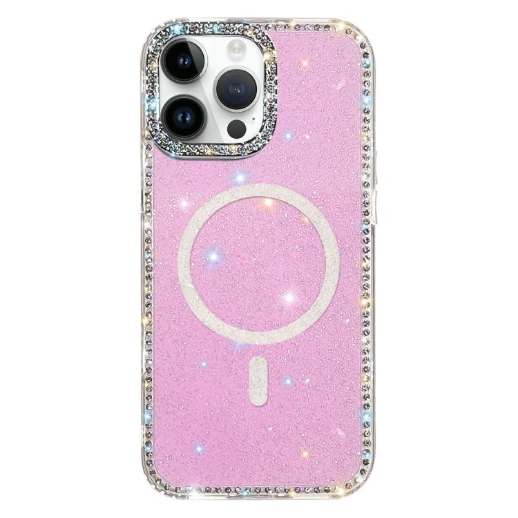 Rhinestone Dual-side IMD PC Hybrid TPU Magnetic Phone Case, For iPhone 15 Pro Max, For iPhone 15 Pro, For iPhone 15, For iPhone 14, For iPhone 14 Pro, For iPhone 14 Pro Max, For iPhone 13 Pro Max, For iPhone 13 Pro