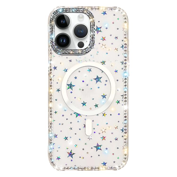 Rhinestone Dual-side IMD PC Hybrid TPU Magnetic Phone Case, For iPhone 15 Pro Max, For iPhone 15 Pro, For iPhone 15, For iPhone 14, For iPhone 14 Pro, For iPhone 14 Pro Max, For iPhone 13 Pro Max, For iPhone 13 Pro