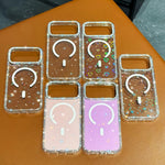 حافظة هاتف هجينة من TPU وPC مع حجر الراين على الجانبين وتقنية IMD، لهاتف iPhone 13