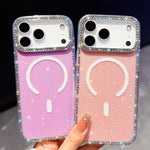 Rhinestone Dual-side IMD PC Hybrid TPU Magnetic Phone Case, For iPhone 15 Pro Max, For iPhone 15 Pro, For iPhone 15, For iPhone 14, For iPhone 14 Pro, For iPhone 14 Pro Max, For iPhone 13 Pro Max, For iPhone 13 Pro