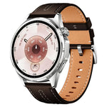 xDfind Composite Cowhide Texture Vegan Leather Watch Band, 18mm For Huawei Watch GT 6 41mm, 20mm, 22mm