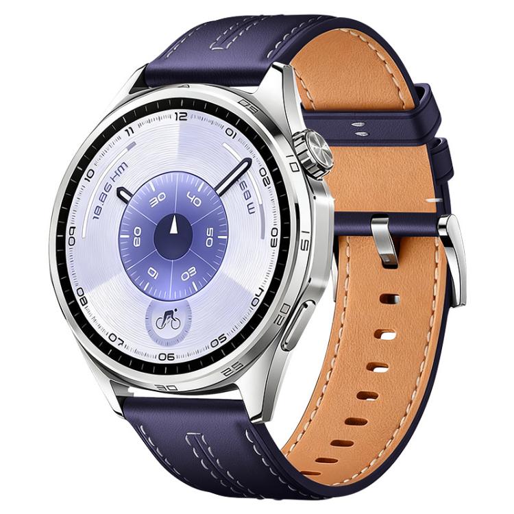 xDfind Composite Cowhide Texture Vegan Leather Watch Band, 18mm For Huawei Watch GT 6 41mm, 20mm, 22mm