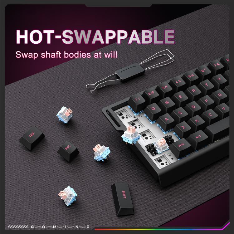 ONIKUMA MT603 68 Keys RGB Tri-mode Magnetic Switch Gaming Keyboard, MT603