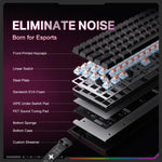 ONIKUMA MT603 68 Keys RGB Tri-mode Magnetic Switch Gaming Keyboard, MT603