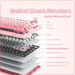 ONIKUMA MT707 82 Keys RGB Tri-mode Mechanical Gaming Keyboard