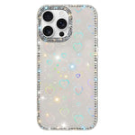 Rhinestone Dual-side IMD PC Hybrid TPU Phone Case, For iPhone 17 Pro Max, For iPhone 17 Pro, For iPhone 17, For iPhone Air, For iPhone 16 Pro Max, For iPhone 16 Pro, For iPhone 16 Plus, For iPhone 16