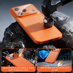 Frosted Acrylic Hybrid TPU Phone Case with Lens Film, For iPhone 17 Pro Max, For iPhone 17 Pro
