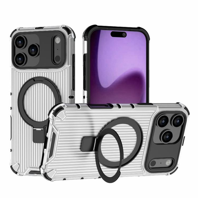 غطاء هاتف مقاوم للصدمات مع حامل شبكي، لهواتف iPhone 17 Pro Max، iPhone 17 Pro، iPhone 17، iPhone Air