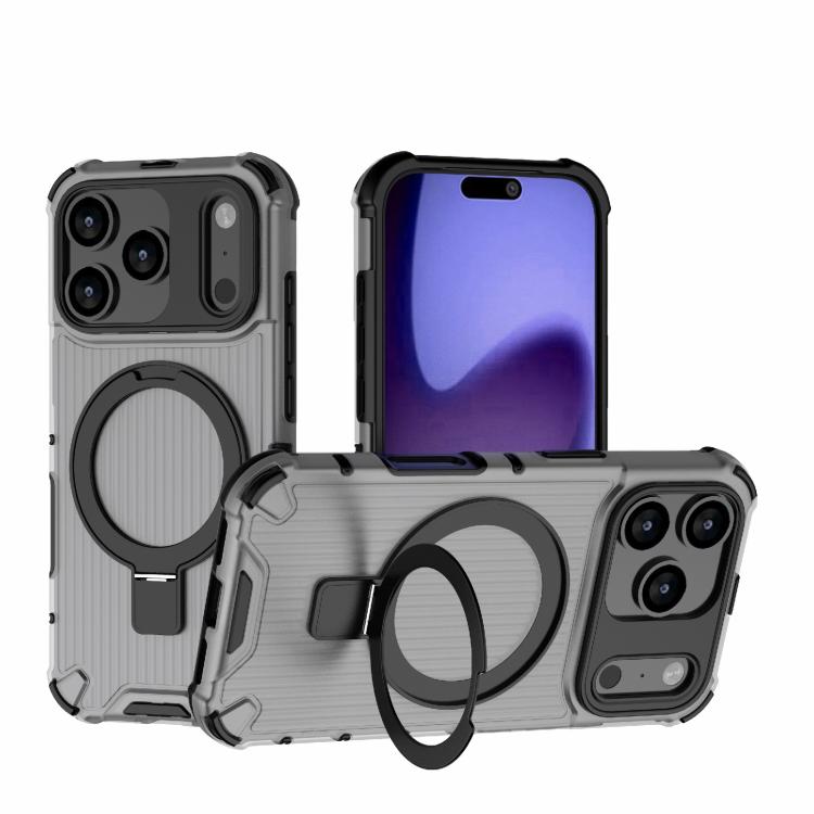 غطاء هاتف مقاوم للصدمات مع حامل شبكي، لهواتف iPhone 17 Pro Max، iPhone 17 Pro، iPhone 17، iPhone Air