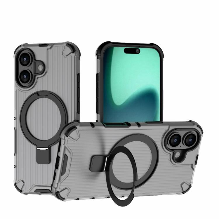 غطاء هاتف مقاوم للصدمات مع حامل شبكي، لهواتف iPhone 17 Pro Max، iPhone 17 Pro، iPhone 17، iPhone Air