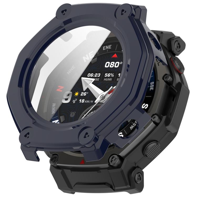 xDfind Tempered Film Integrated PC Watch Protective Cover, For Amazfit T-Rex 3 Pro 44mm, For Amazfit T-Rex 3 Pro 48mm