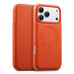 ESEBLE Ultra-thin Card Slot Magnetic Vegan Leather Phone Case, For iPhone 17 Pro Max, For iPhone 17 Pro, For iPhone 17, For iPhone Air