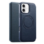ESEBLE Ultra-thin Card Slot Magnetic Vegan Leather Phone Case, For iPhone 17 Pro Max, For iPhone 17 Pro, For iPhone 17, For iPhone Air