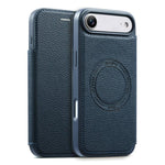 ESEBLE Ultra-thin Card Slot Magnetic Vegan Leather Phone Case, For iPhone 17 Pro Max, For iPhone 17 Pro, For iPhone 17, For iPhone Air