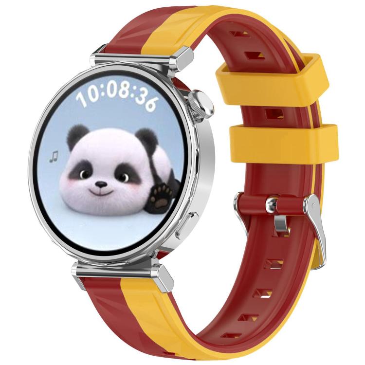 xDfind Ice Crystal Texture Two Color Silicone Watch Band, For Huawei Watch GT 6 / 5 / 4 41mm