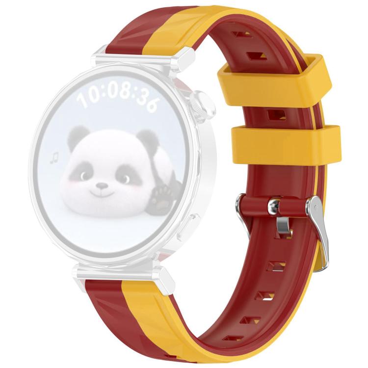 xDfind Ice Crystal Texture Two Color Silicone Watch Band, For Huawei Watch GT 6 / 5 / 4 41mm
