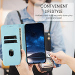 Tulips Butterfly Pattern Magnetic Vegan Leather Phone Case, For iPhone 13, For iPhone 13 mini, For iPhone 12 / 12 Pro, For iPhone 12 Pro Max