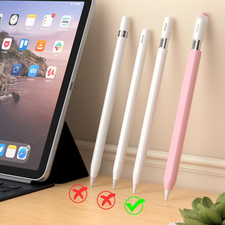 غطاء سيليكون شفاف قابل للفصل لقلم Stylus من XDcase، لأقلام Apple Pencil USB-C / 3
