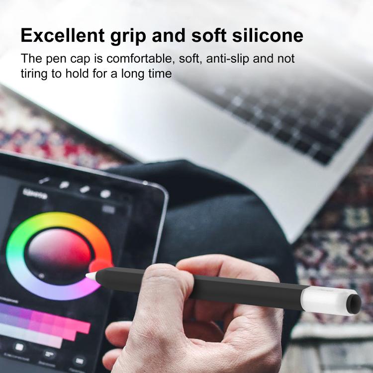 غطاء سيليكون شفاف قابل للفصل لقلم Stylus من XDcase، لأقلام Apple Pencil USB-C / 3