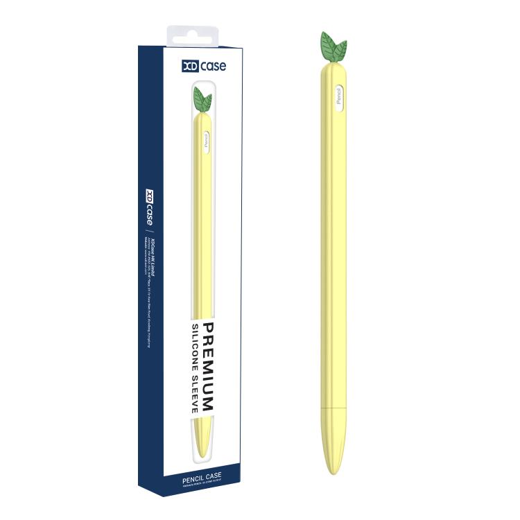 غطاء قلم ستايلس سيليكون مقاوم للانزلاق بنقشة فواكه وخضروات من XDcase، لقلم Apple Pencil Pro / 2