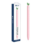 غطاء قلم ستايلس سيليكون مقاوم للانزلاق بنقشة فواكه وخضروات من XDcase، لقلم Apple Pencil Pro / 2