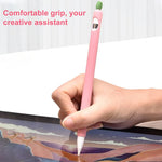 غطاء قلم ستايلس سيليكون مقاوم للانزلاق بنقشة فواكه وخضروات من XDcase، لقلم Apple Pencil Pro / 2