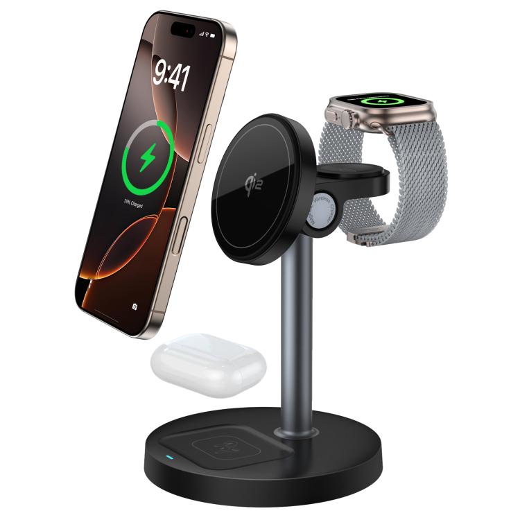 Q11 20W 3 in 1 Multifunctional Magnetic Wireless Charger