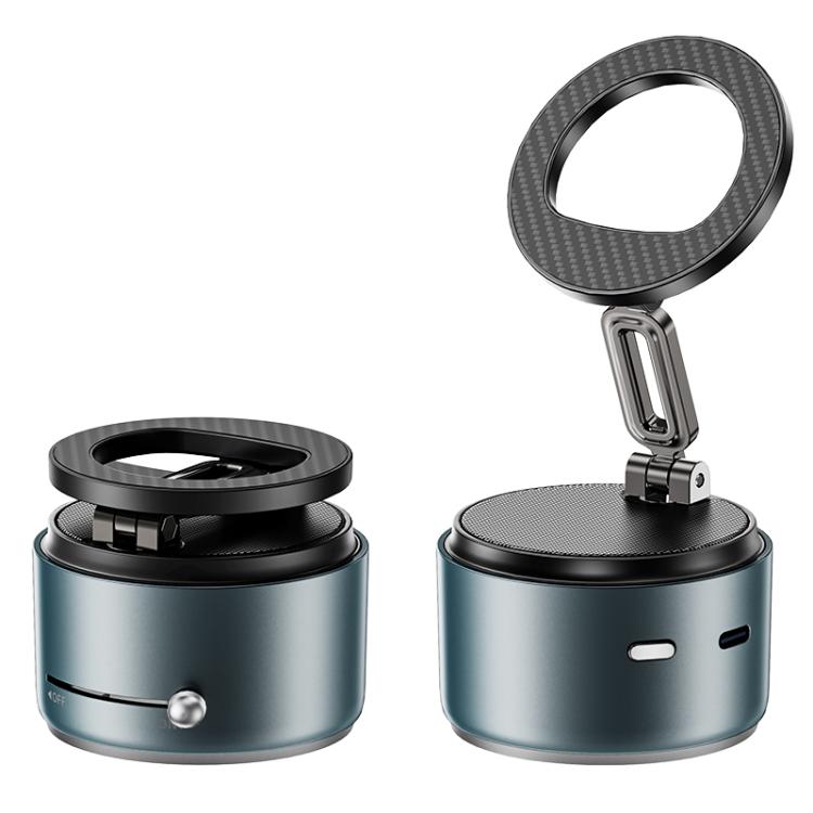 A5 Multifunctional Magnetic Phone Holder Bluetooth Speaker, A5 (Black), A5 (Dark Blue)