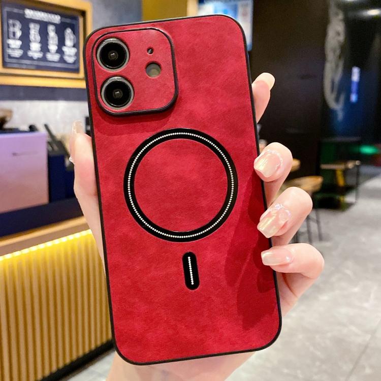 Lambskin Faux Leather Magnetic Phone Case, For iPhone 14 Pro Max, For iPhone 13 Pro Max, For iPhone 13 Pro, For iPhone 13, For iPhone 12, For iPhone 12 Pro Max, For iPhone 12 Pro, For iPhone 11 Pro Max