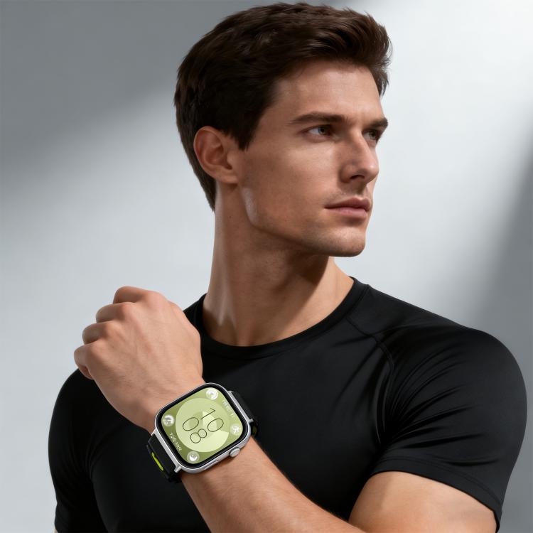 xDfind Flat-head Dual-color Silicone Watch Band, For Huawei Watch Fit4 Pro / Fit4 / Fit3, For Huawei Watch D2