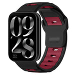 xDfind Flat-head Dual-color Silicone Watch Band, For Xiaomi Band 10 Pro / 9 Pro / Redmi Watch 6, For Redmi Watch 3 Active / Watch 3 Lite, For Redmi Watch 3
